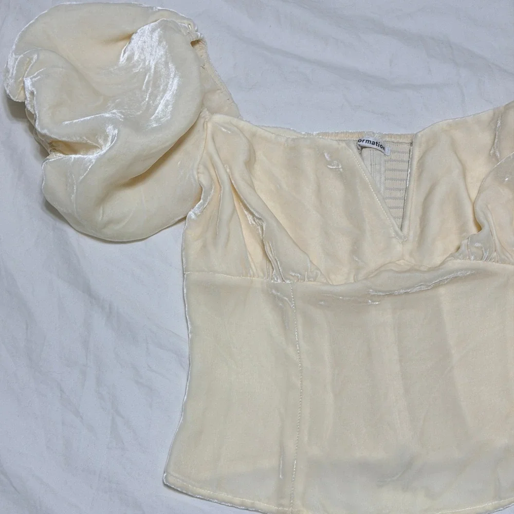 Reformation amina blouse
